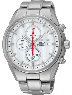 seiko solar titanium chronograph